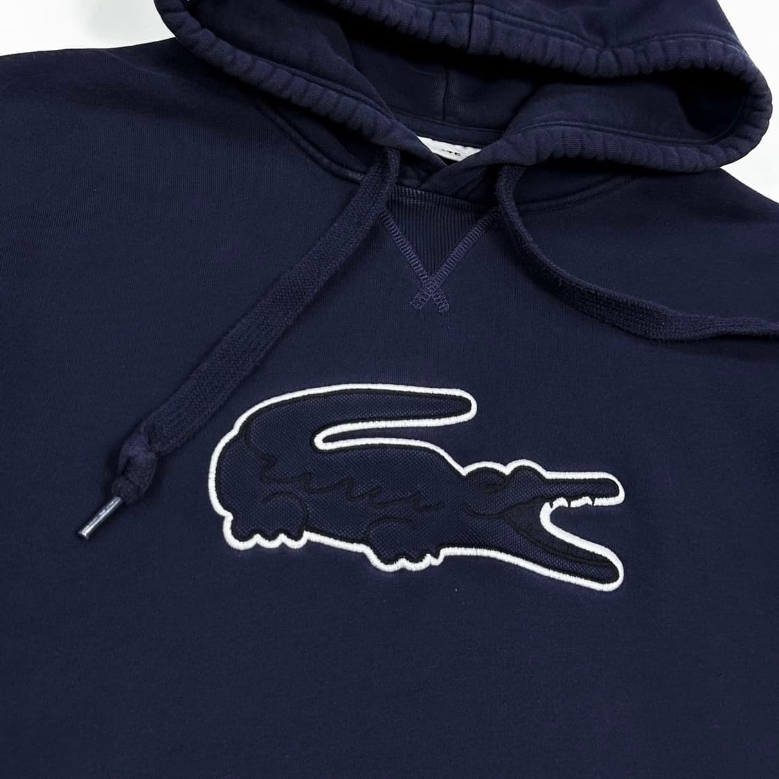 라코스테 빅 크록 네이비 후드티 (L) 상품이미지3