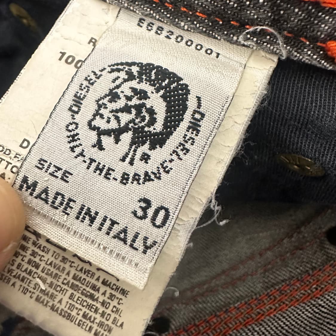 Diesel 디젤 워싱 데님 청바지 팬츠 30인치 상품이미지5