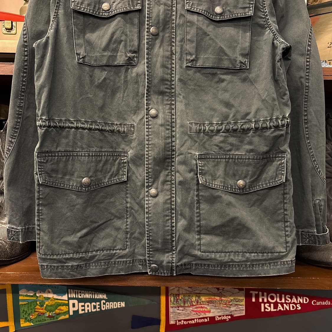 신형라벨 폴로 랄프로렌 USRL 라인 워시드코튼 사파리 자켓 N969 상품이미지4