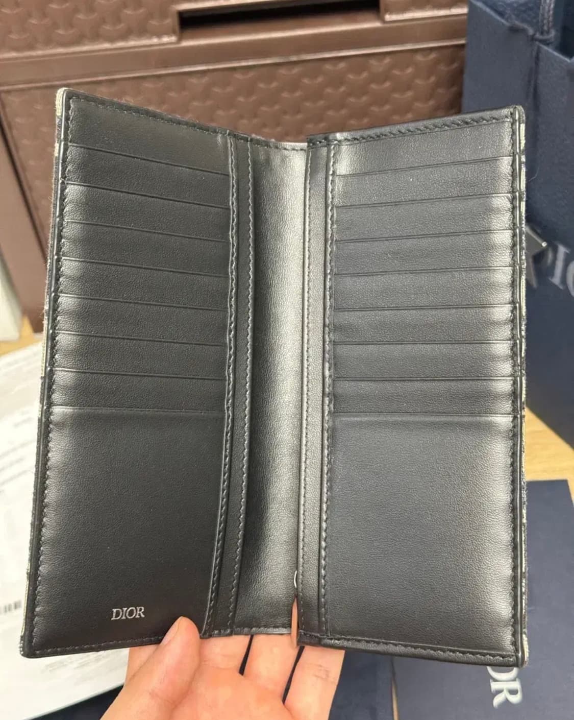 [정품/OS] 디올 오블리크 장지갑 상품이미지2