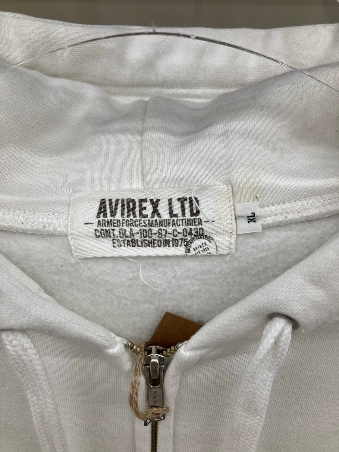 아비렉스 카모 디테일 후드집업 상품이미지3