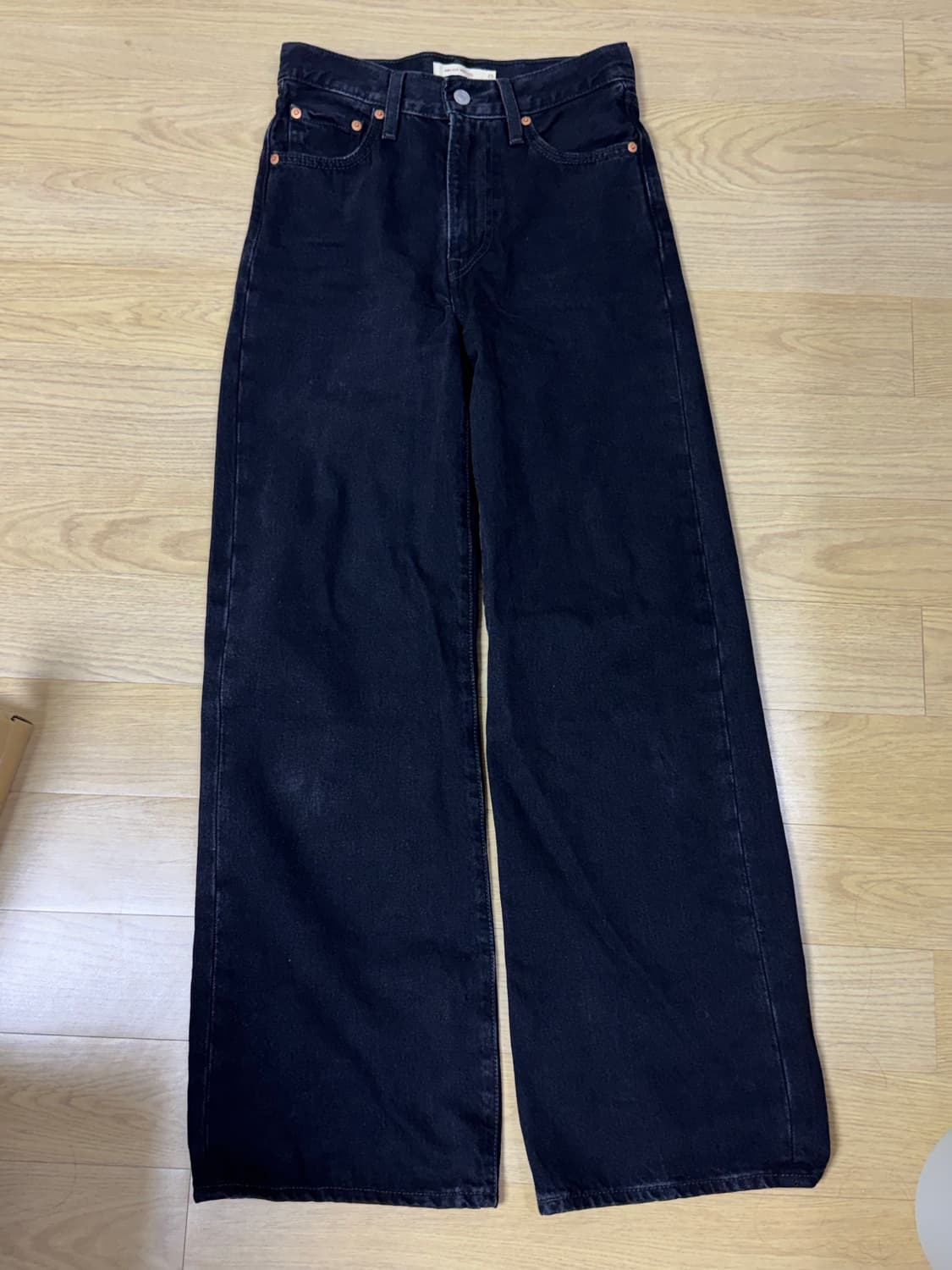 리바이스 프리미엄 립케이지 와이드핏 데님 팬츠 25 A6081-0001 상품이미지5