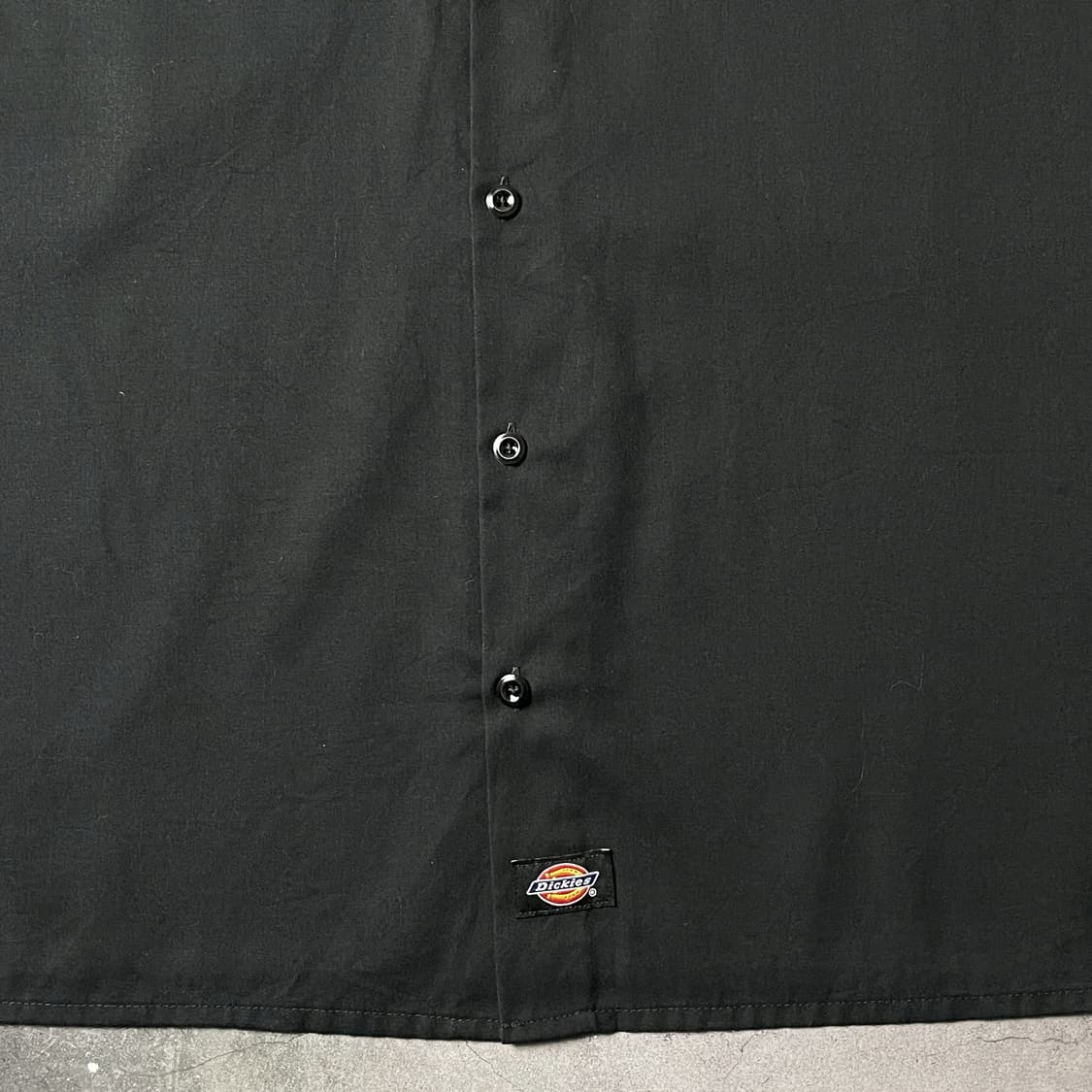 DICKIES 디키즈 빈티지 블랙 플랩포켓 반팔 워크셔츠 A01050 상품이미지5