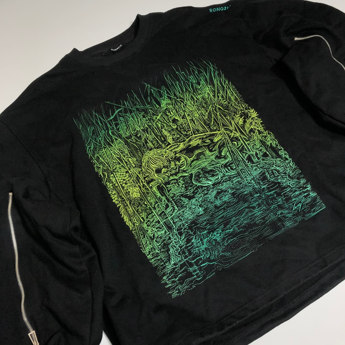 송지오 나르시시즘 자수 맨투맨 L 상품이미지5