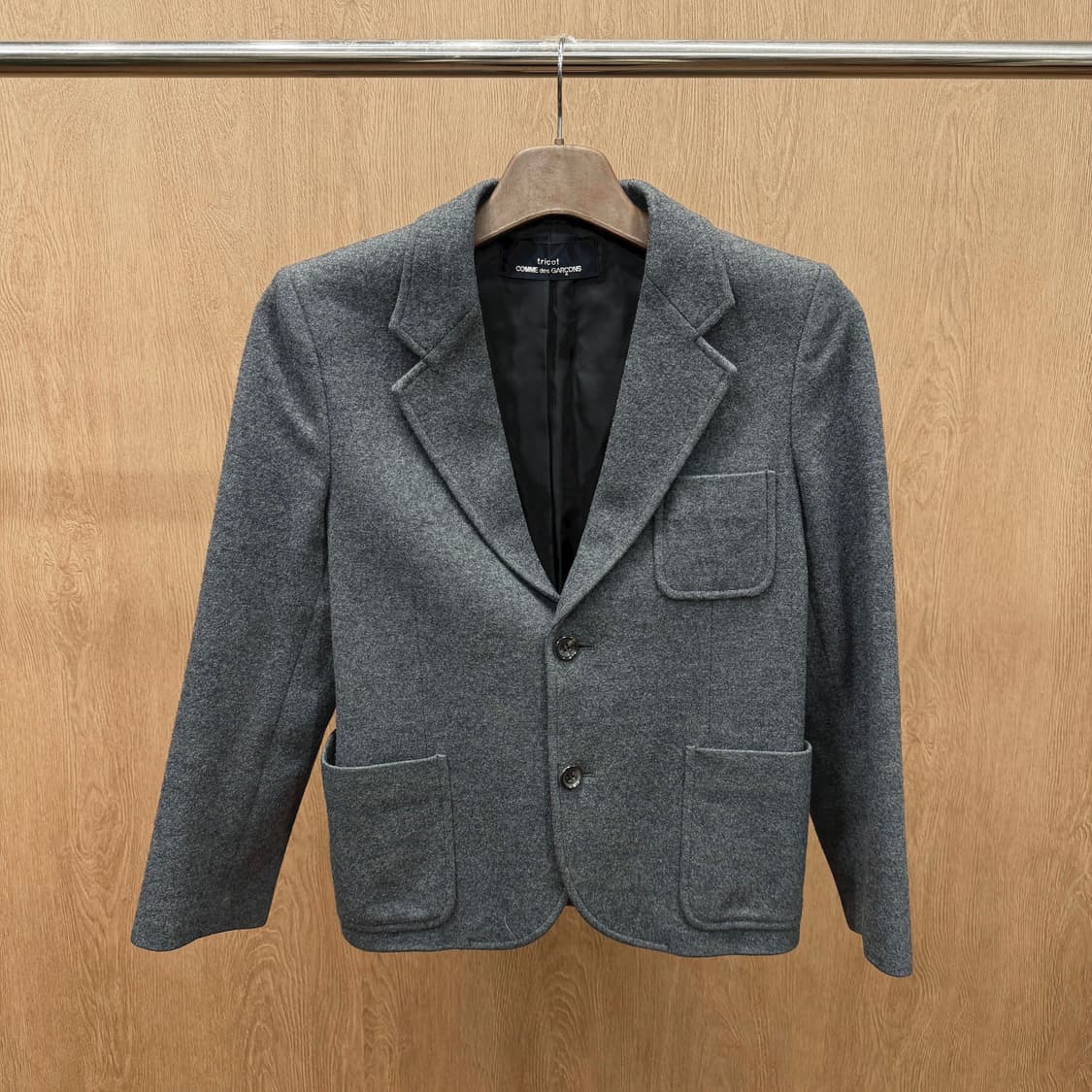 꼼데가르송 울 블레이저 그레이 상품이미지2