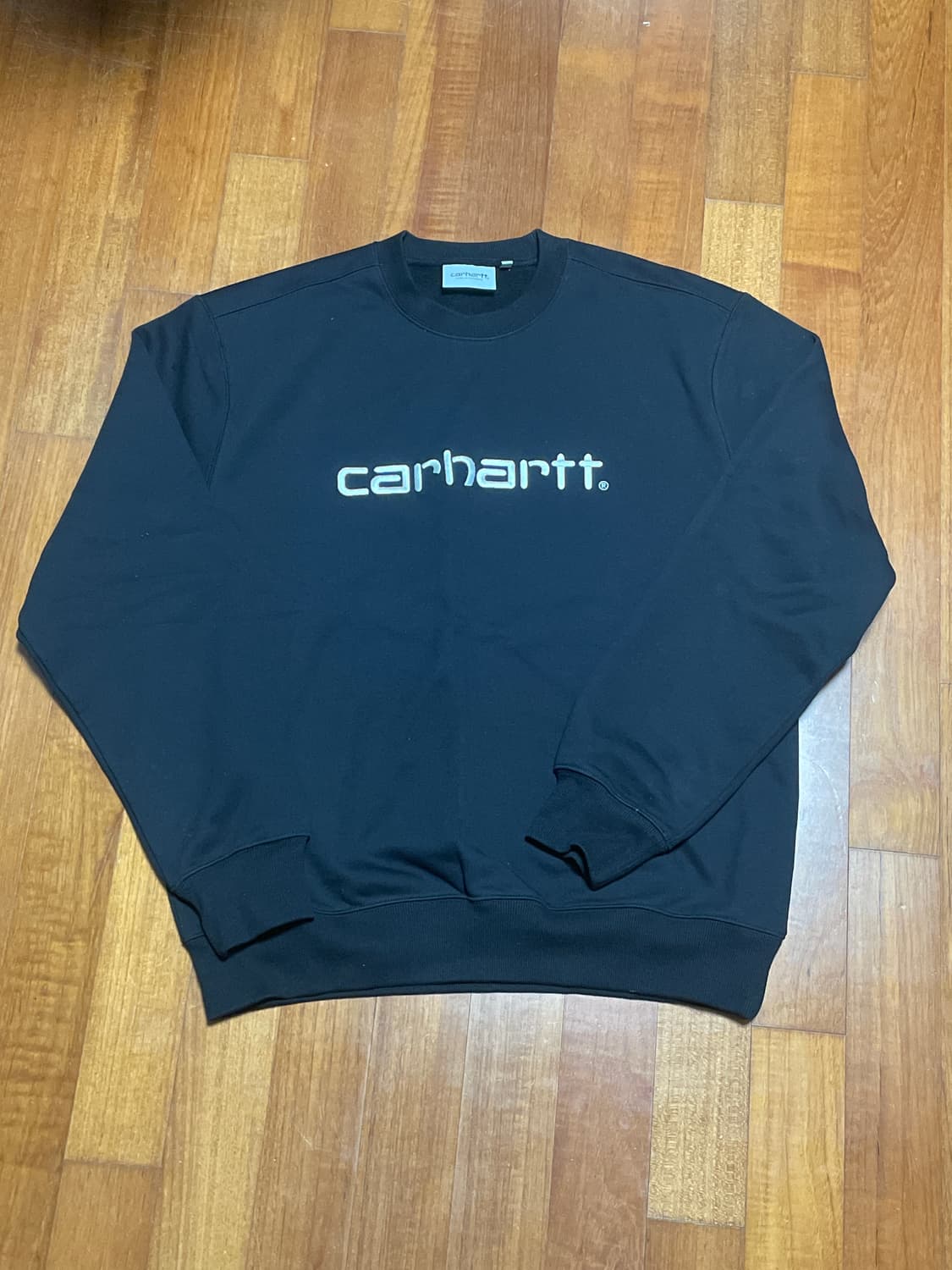 칼하트 wip맨투맨 블랙 화이트 상품이미지2