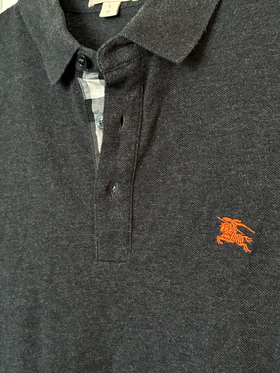 버버리 브릿 피케이 반팔 셔츠 S 사이즈 상품이미지5