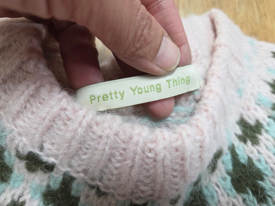 프리티영띵(pyt) 트윙클 알파카 니트 프리사이즈 새상품 상품이미지7