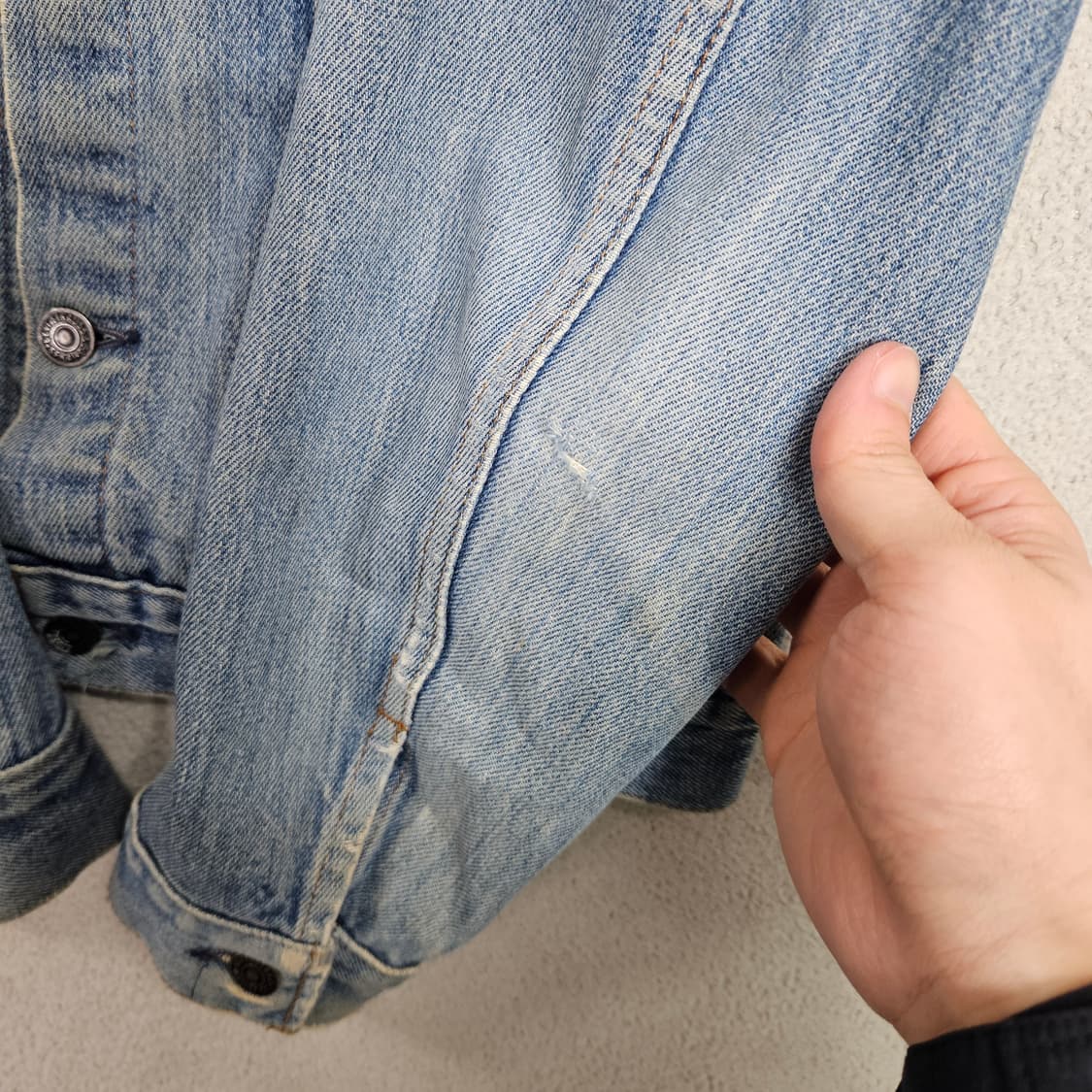 90s 리바이스 데님 자켓 made in canada 상품이미지6