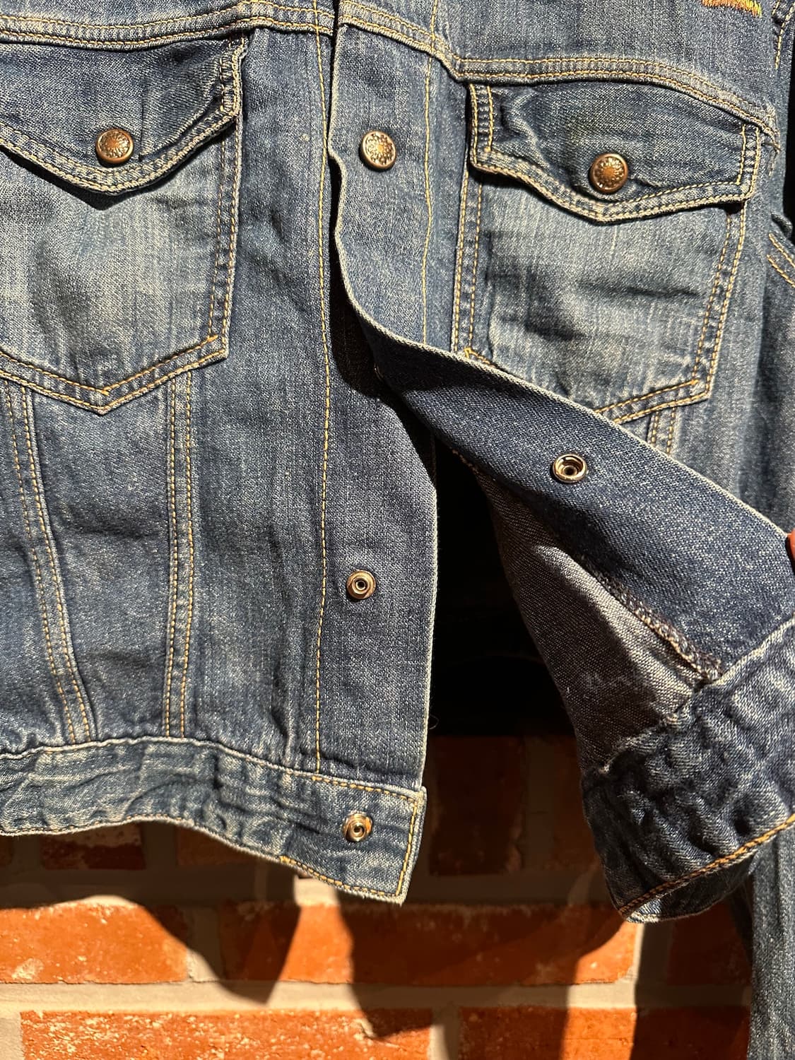 70s USA 빈티지 데님 트러커 자켓 상품이미지4