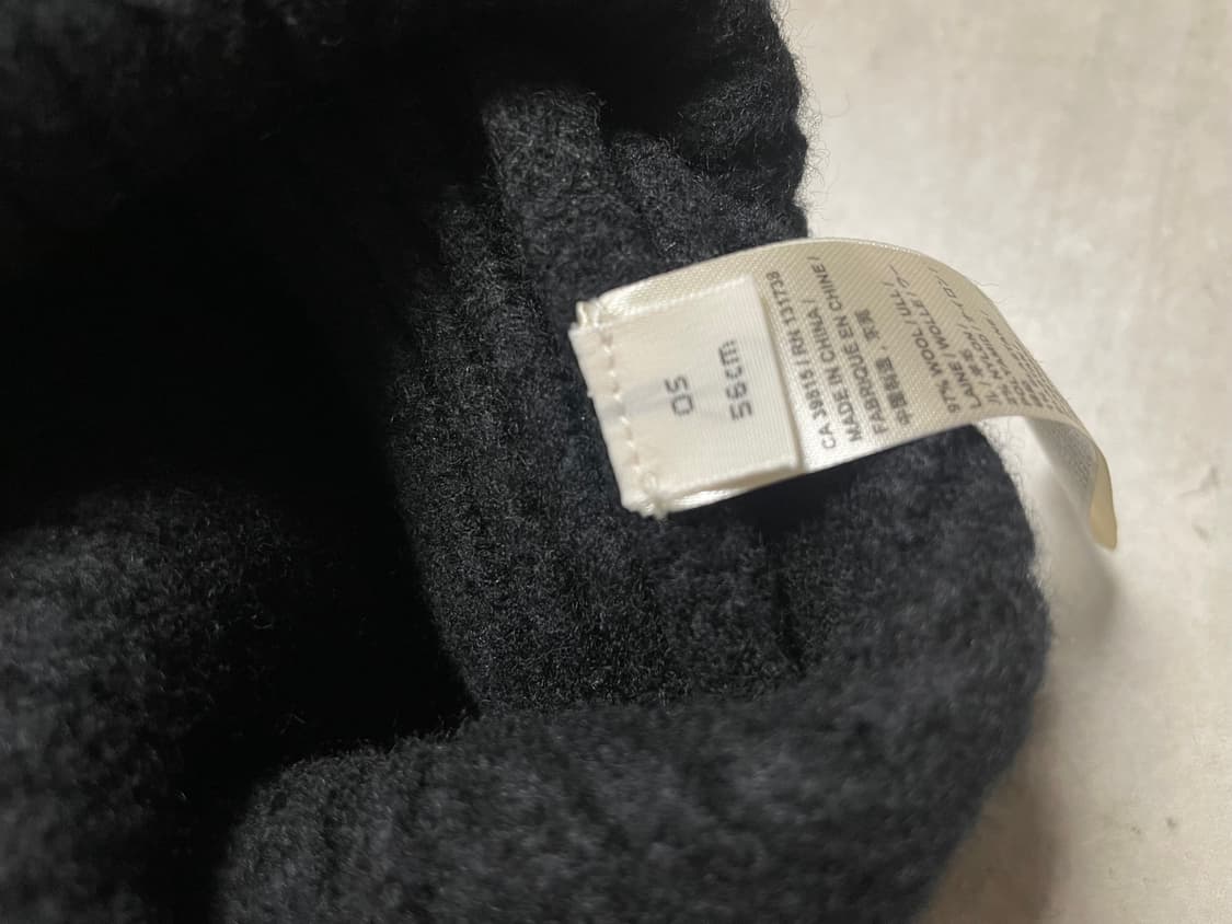 아크네 스튜디오 블랙 울 비니 56cm 상품이미지3