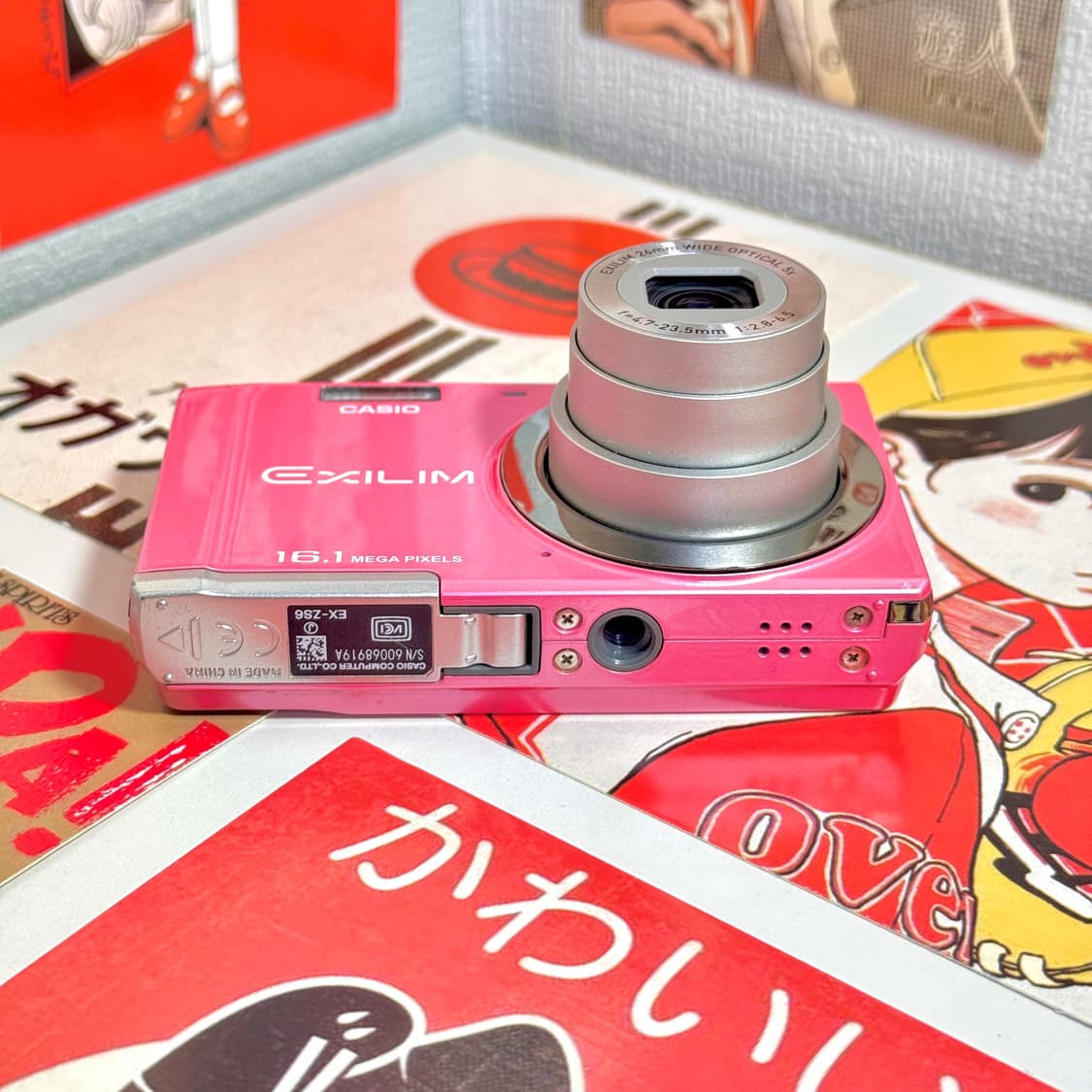 카시오 엑슬림 EX-ZS6 핑크 빈티지디카 상품이미지4