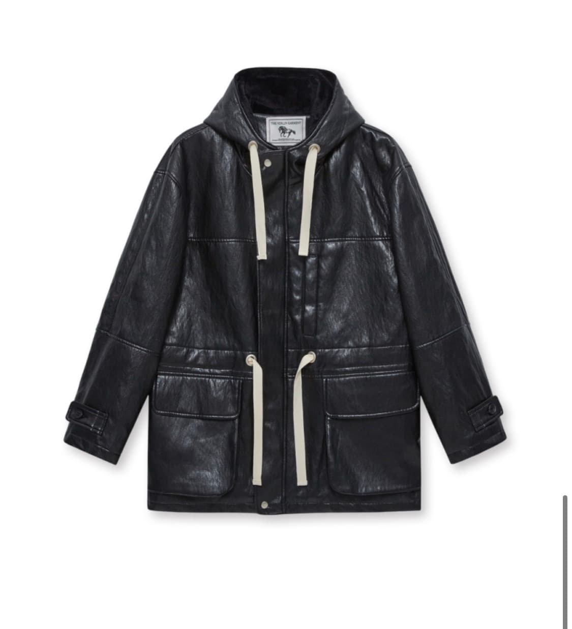 더베를린 레더 후드 자켓 상품이미지1