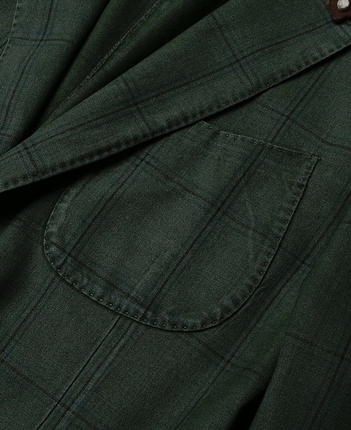라르디니 [Lardini] 에르메네질도 제냐 체크 딥 그린 자켓 상품이미지3