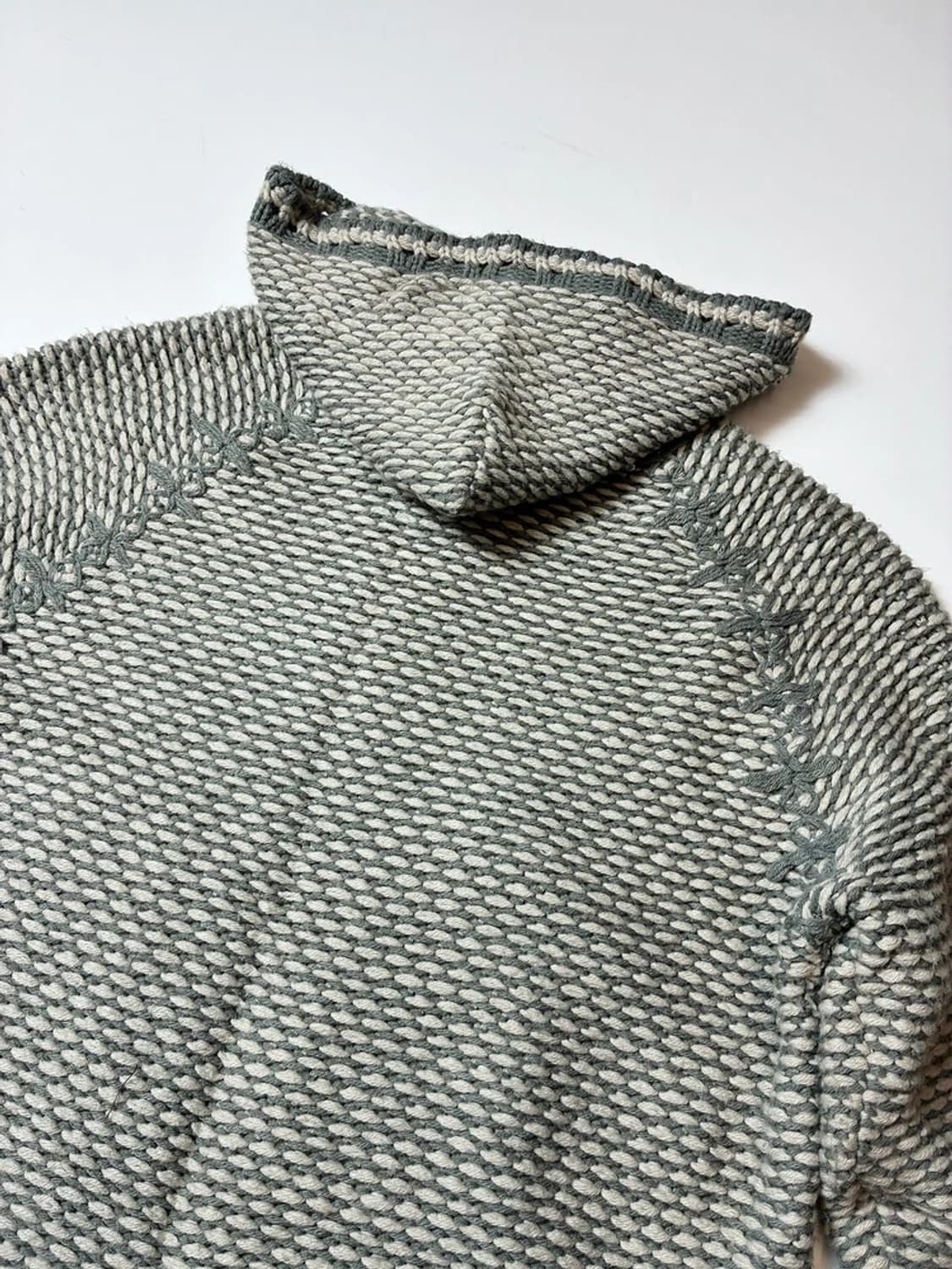 디젤 00's 패치드 짜임 울 후드 집업 PN8303 상품이미지5