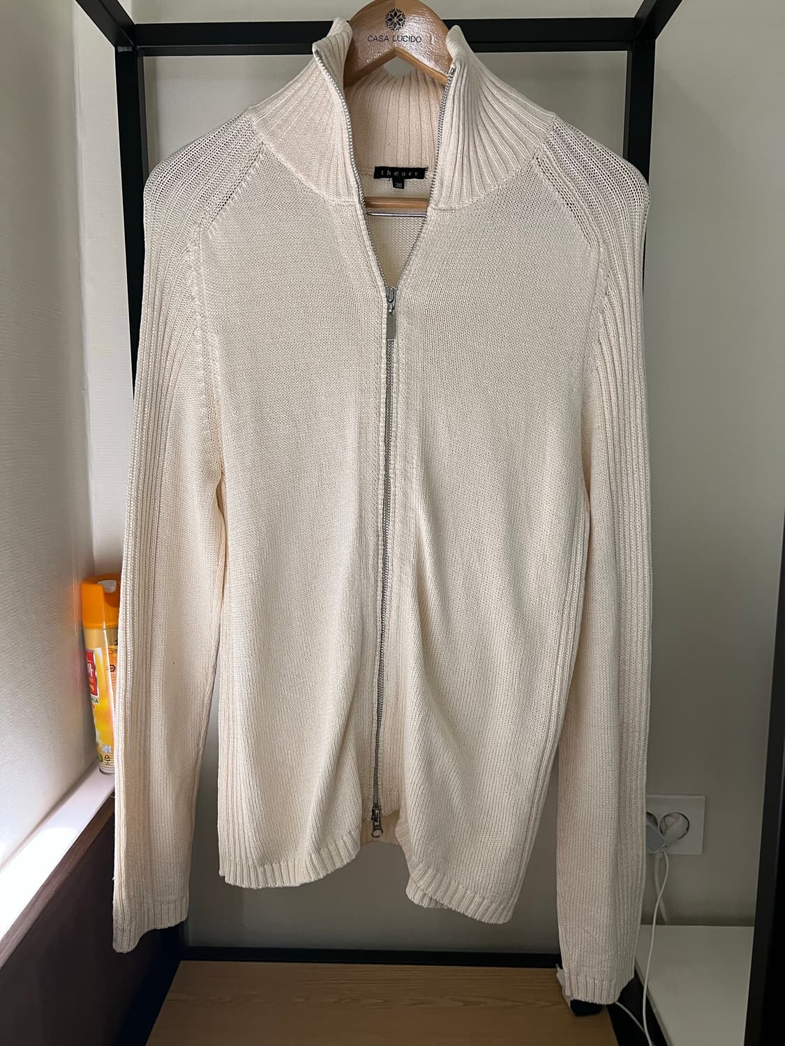 Theory 아이보리 니트집업 상품이미지1
