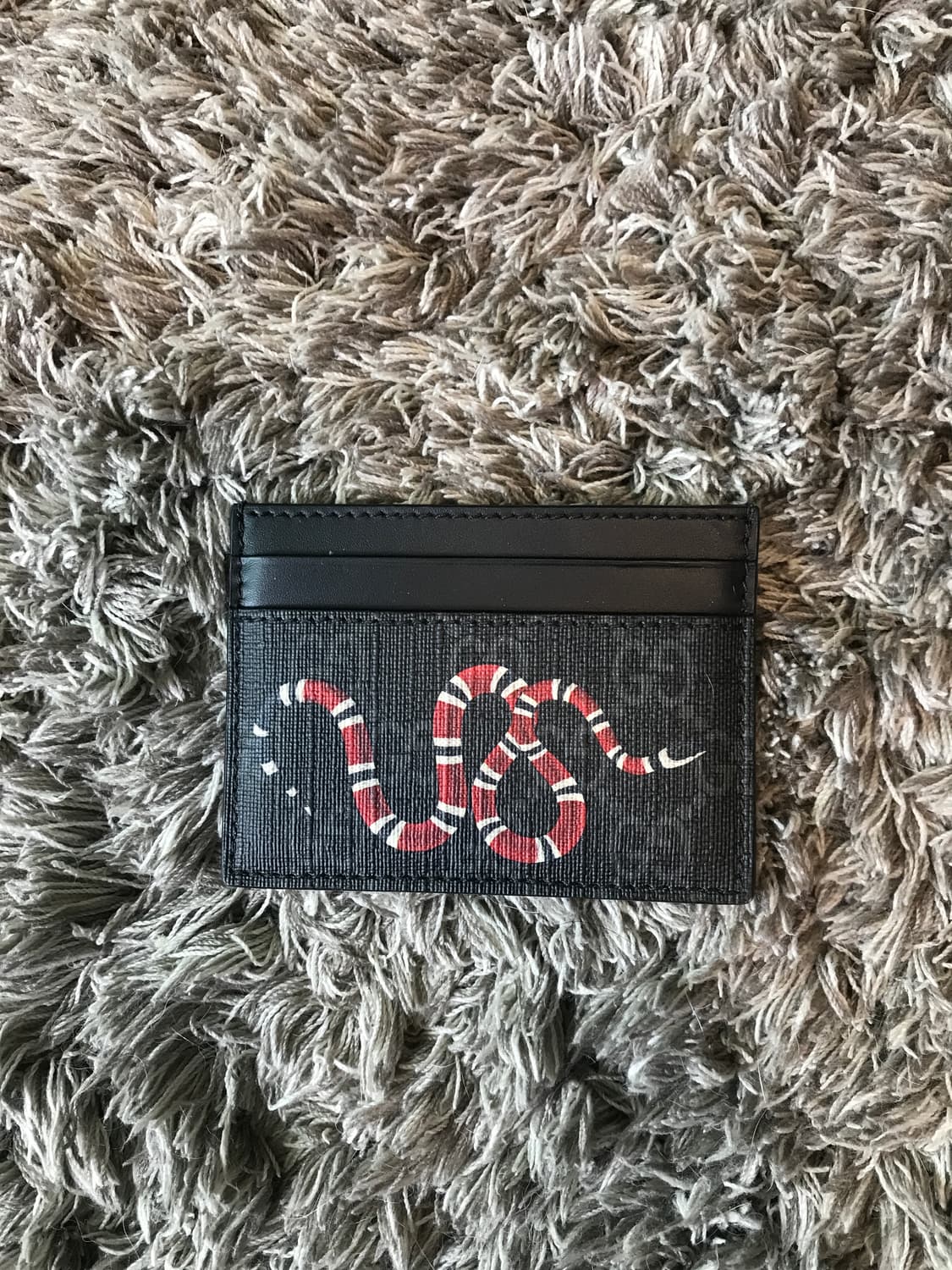 구찌 스네이크 카드지갑 블랙 상품이미지1