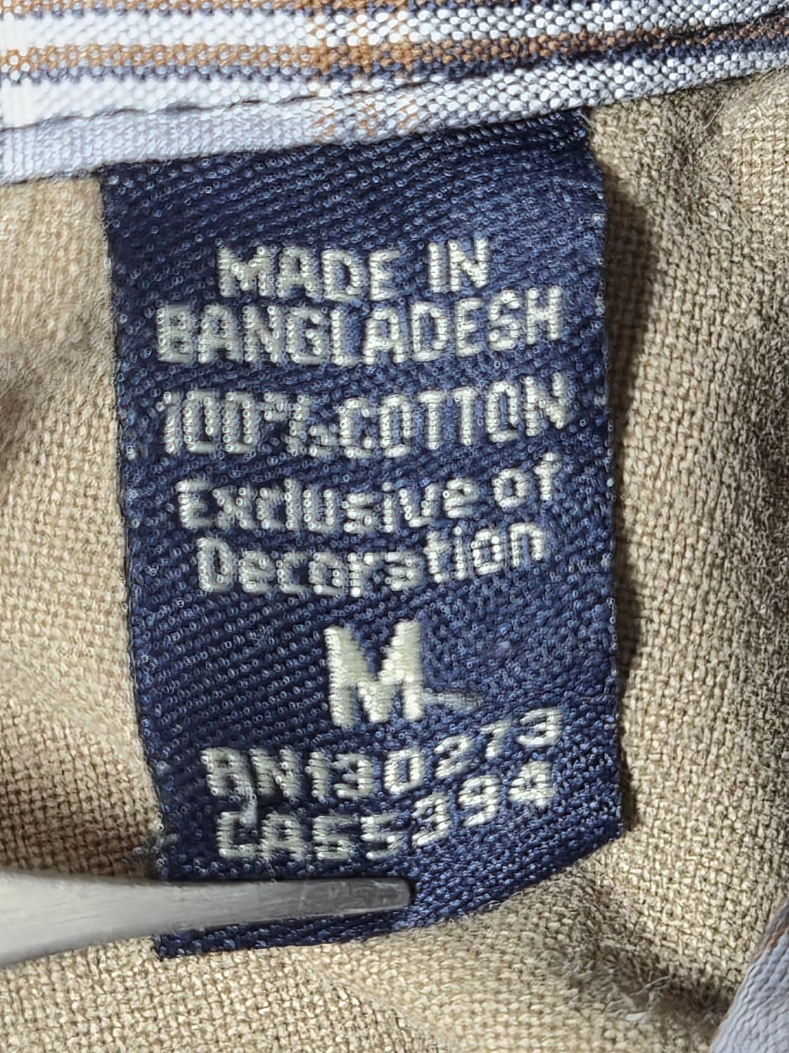 랭글러Wrangler 체크 셔츠 M사이즈 - S333 상품이미지5