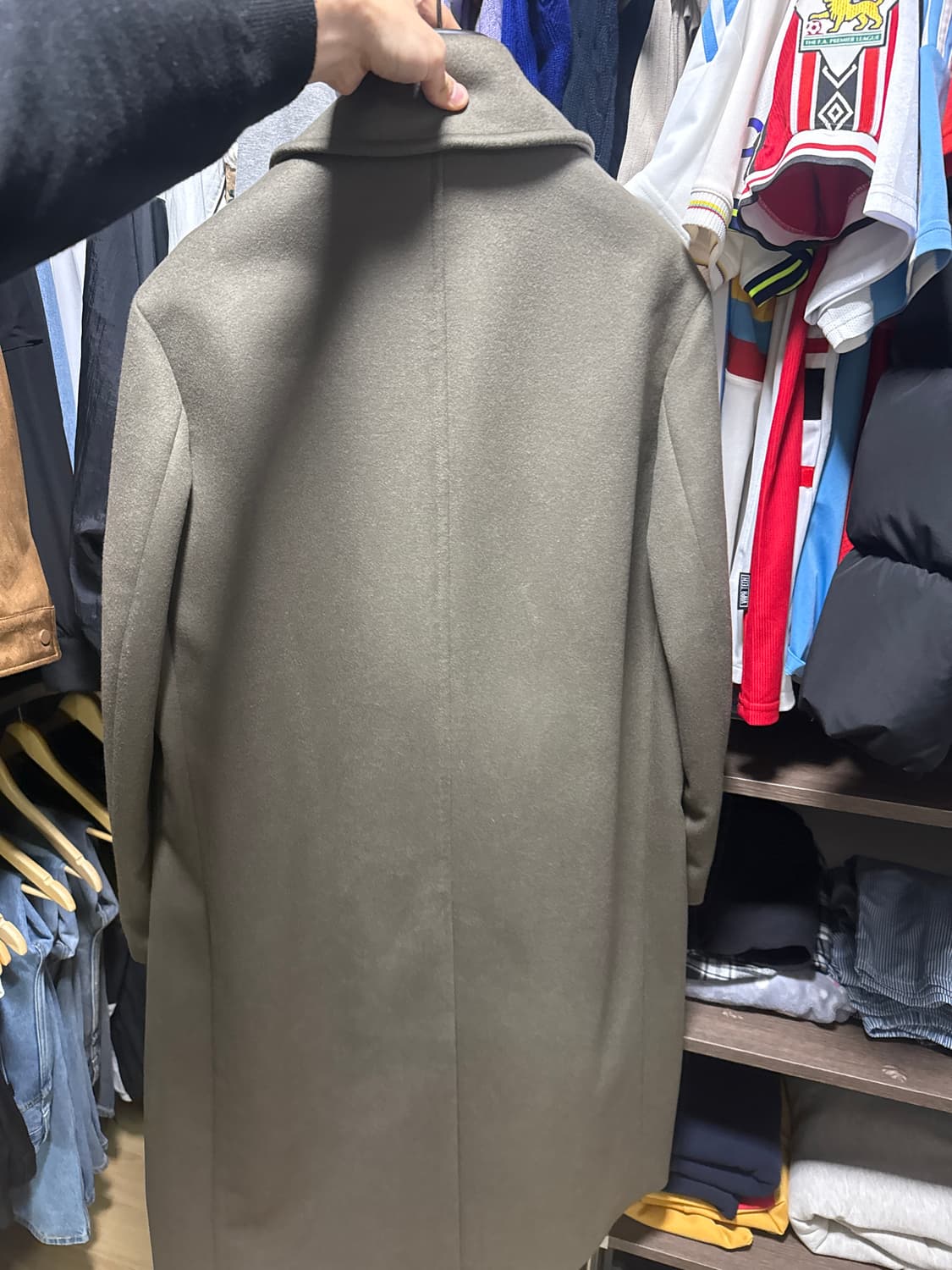 마마가리 남자 더블 코트 48 울캐시미어 상품이미지5