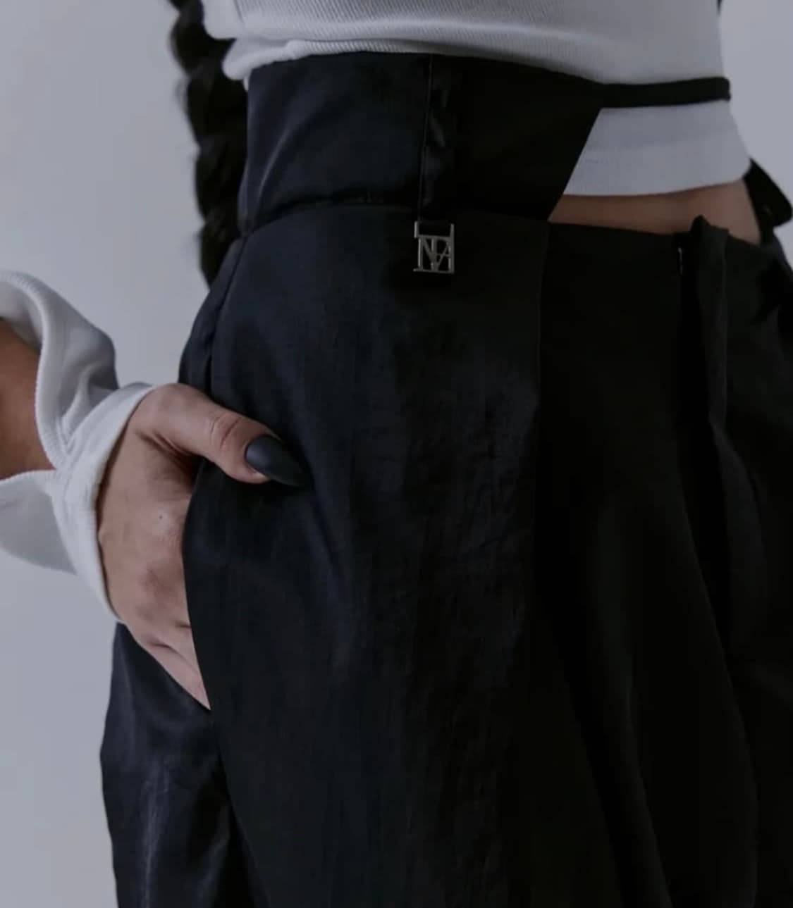 트리밍버드 unbalance waist strap pants 1 상품이미지5