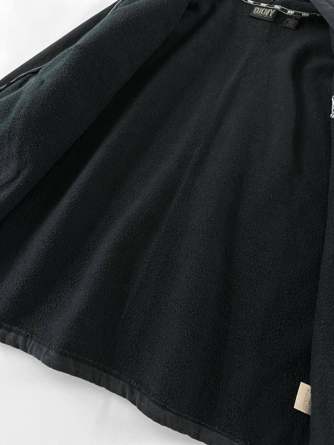 90~00s 빈티지 DKNY Athletic 페이디드 블랙 집업 후디 상품이미지8