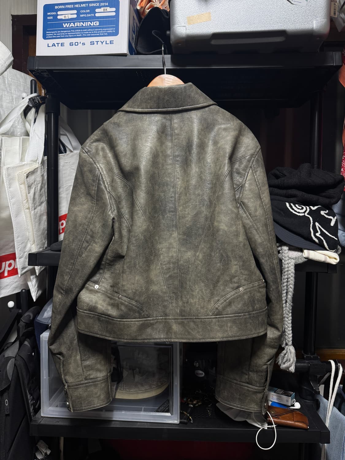 인사일런스 우먼 가죽자켓 상품이미지2