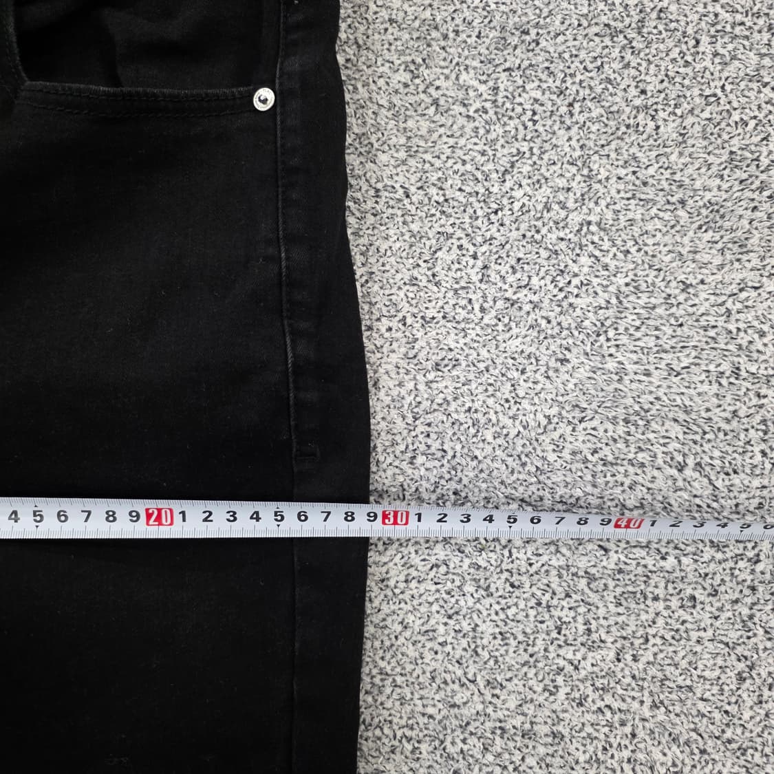 [M-36] 플랙 베를린 블랙 면바지 팬츠 1217J1 상품이미지7
