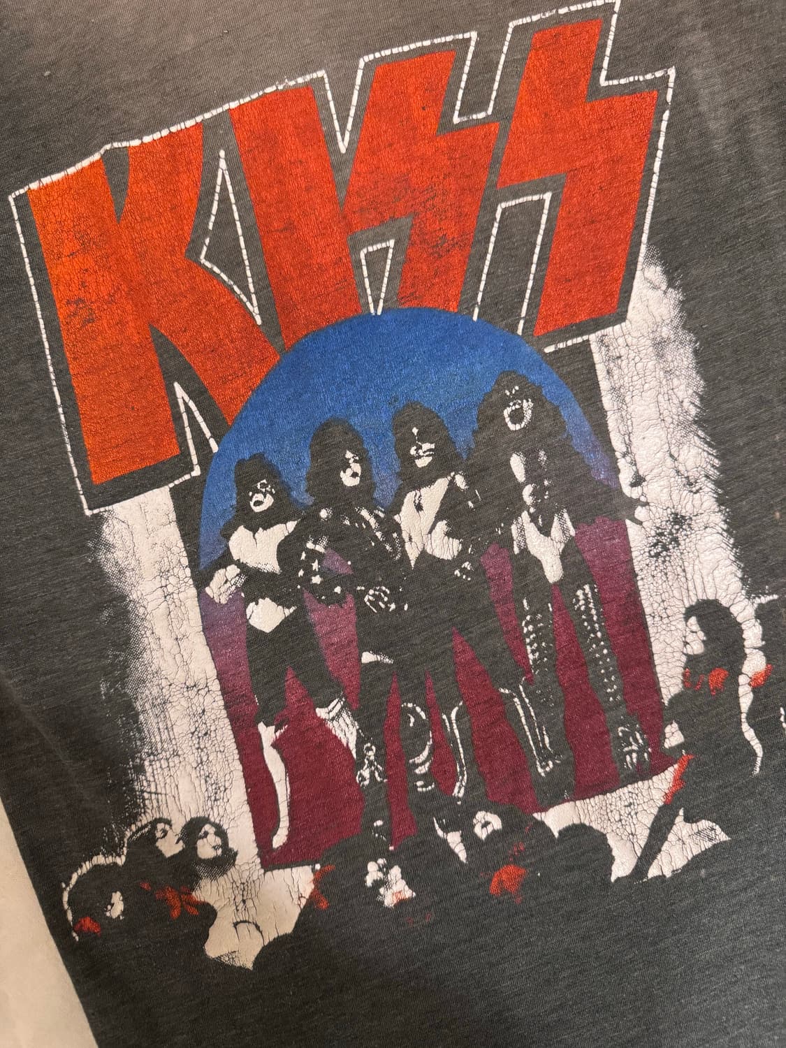 70‘~80‘s kiss vintage t-shirt /키스 상품이미지2