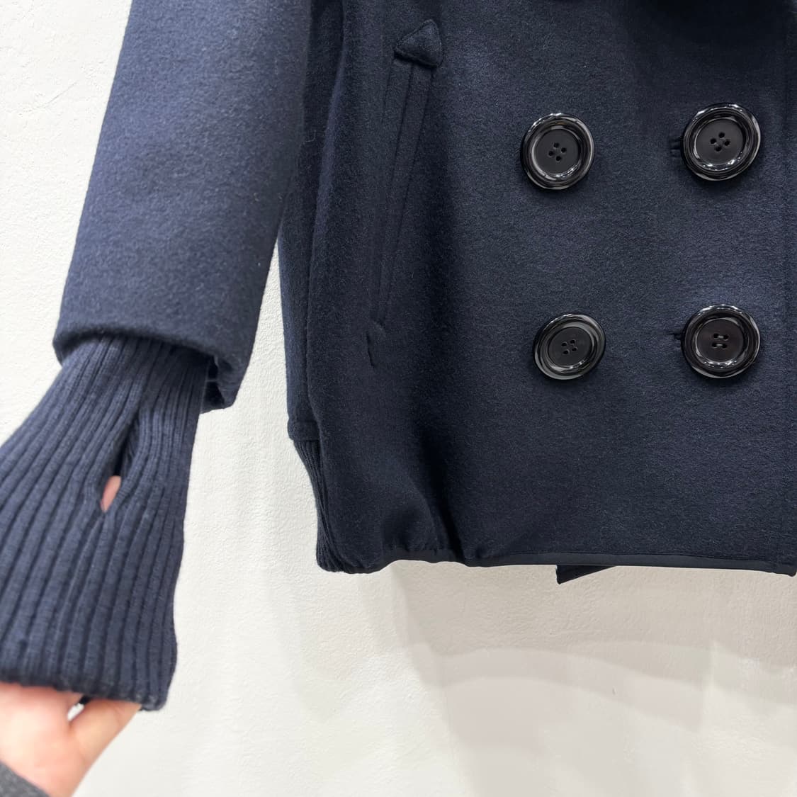 Mercibeaucoup navy coat 상품이미지3