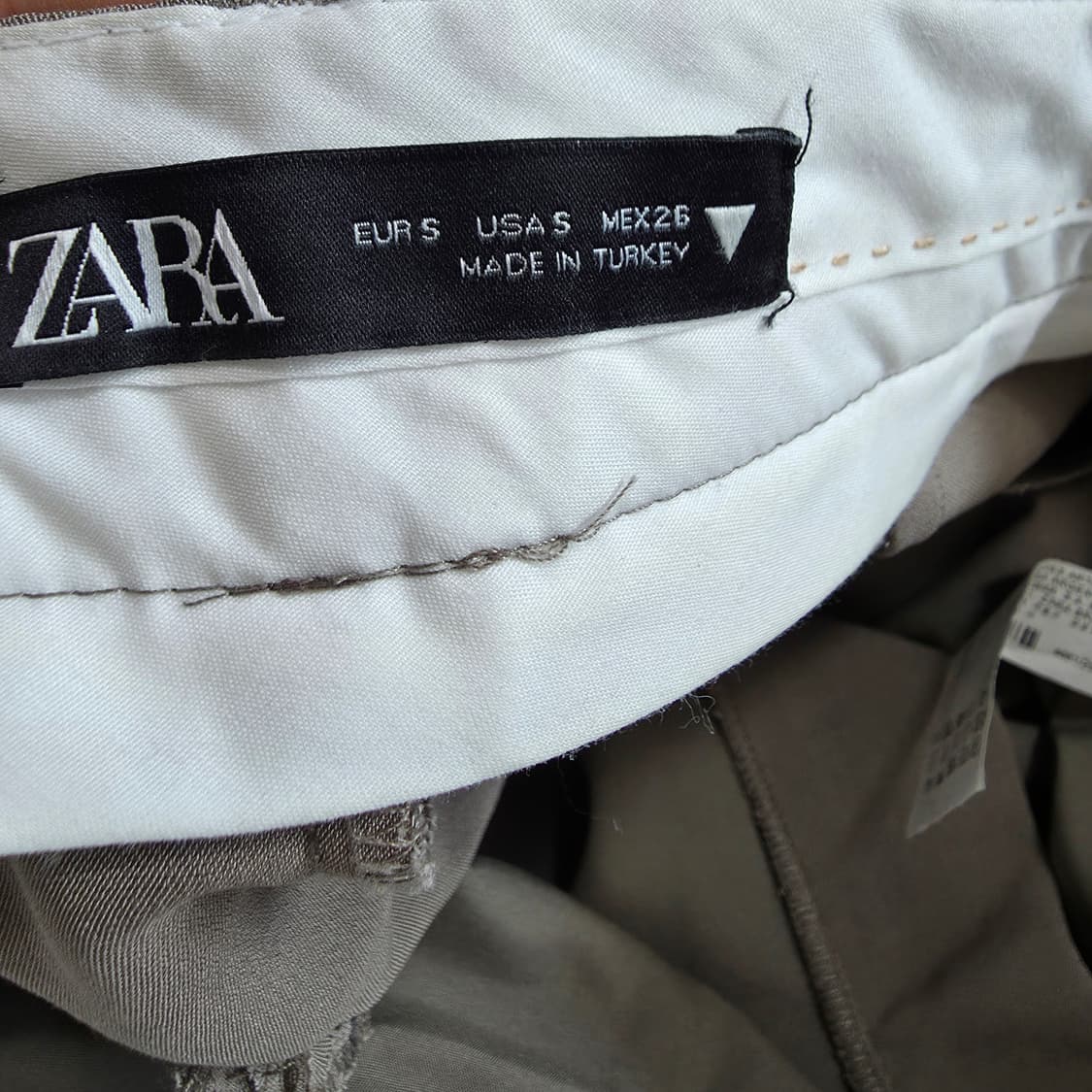 (S)여성 자라 원턱 와이드 슬랙스 팬츠 봄여름 상품이미지6