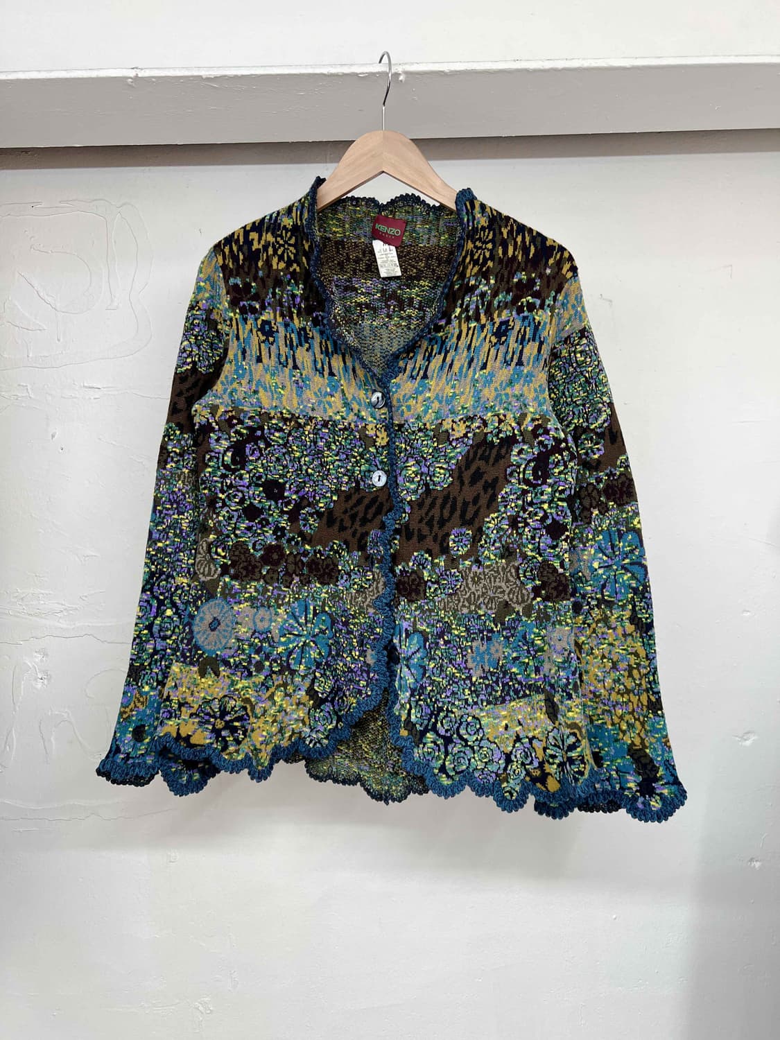 90s 겐죠 플로럴 가디건  상품이미지1