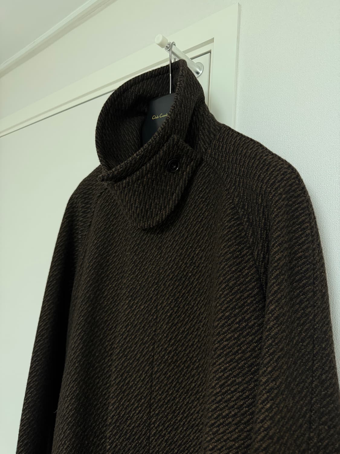 애프터프레이 브라운 체크 코트 상품이미지3