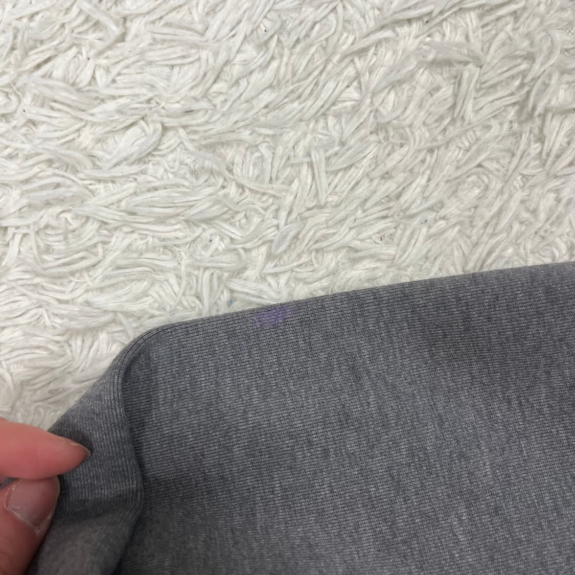 Lacoste grey big logo hoodie (미세이염) 상품이미지7