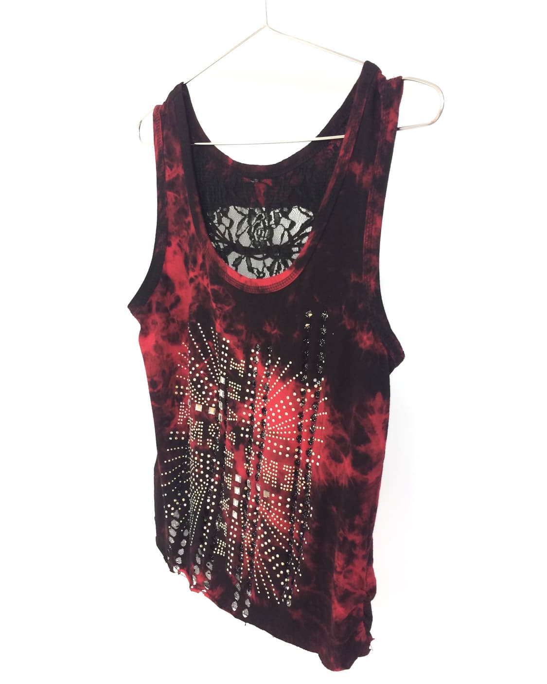 Punk Stud Sleeveless 펑크 고딕 십자가 스터드 나시 상품이미지2