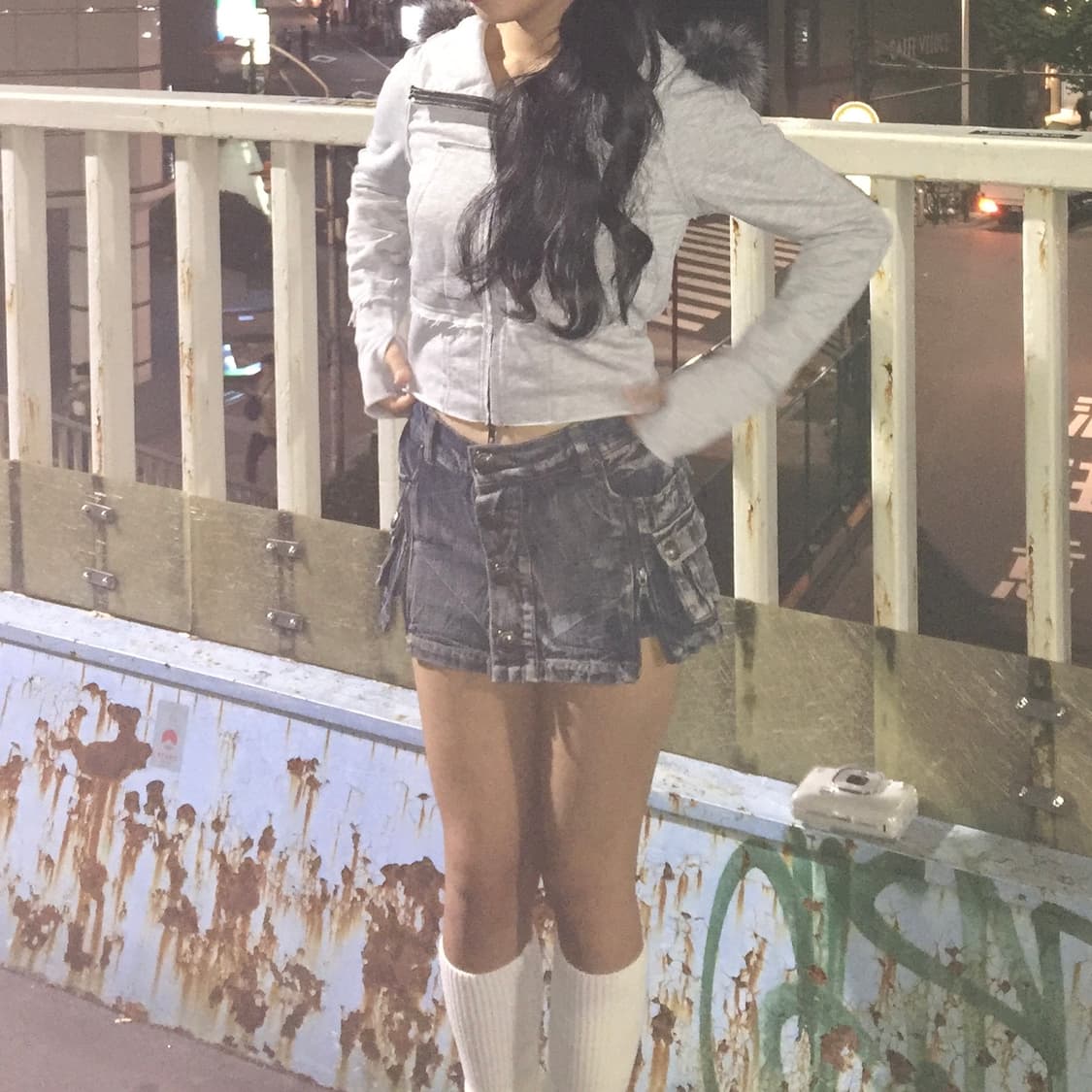 Y2k빈티지 데님 로우라이즈 스커트 상품이미지6