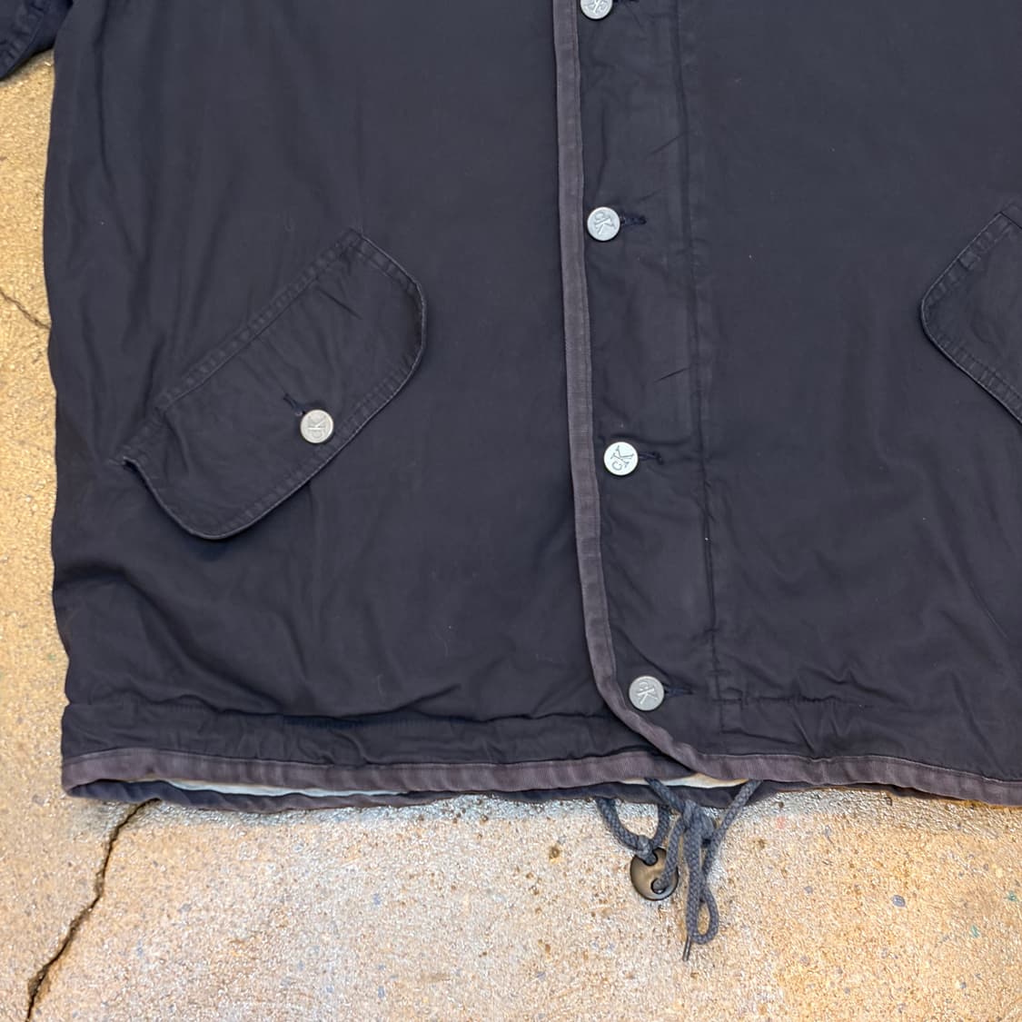 레어 90s USA 켈빈클라인 CK 후드 자켓 야상 상품이미지5