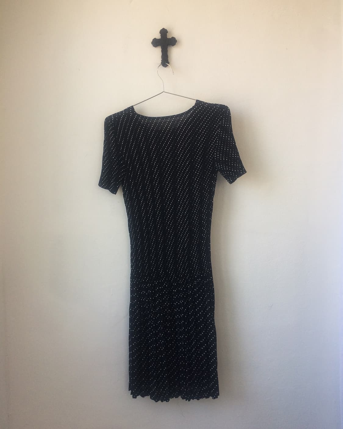 Dot pattern pleats onepiece 상품이미지6