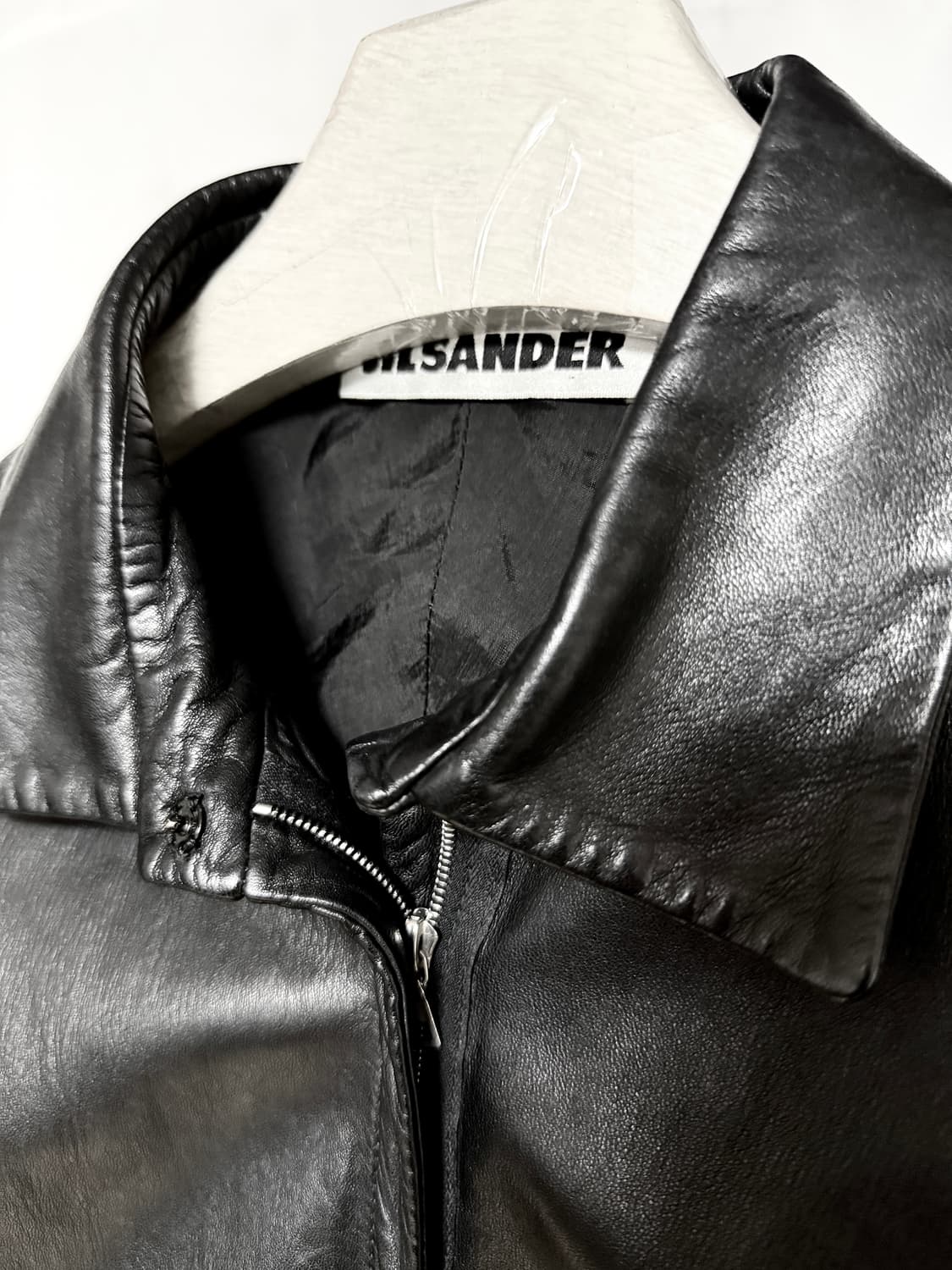 라프시몬스 x 질샌더 06s 2way 램레더 라이더 자켓 상품이미지4