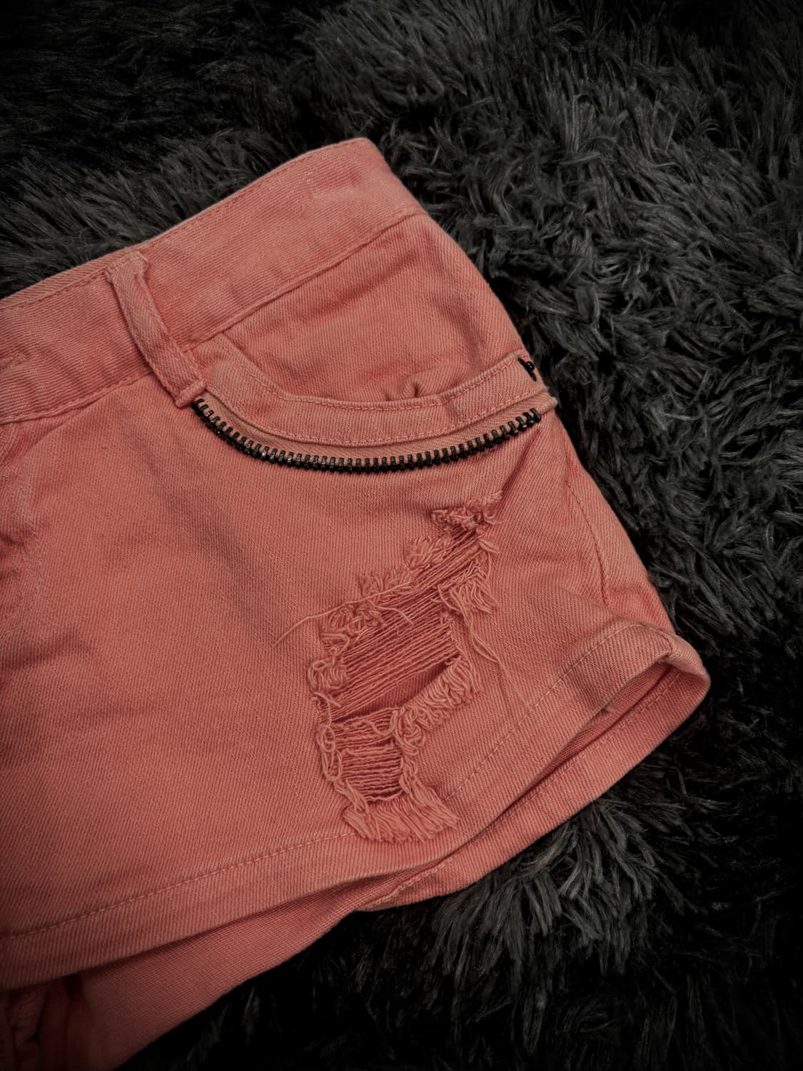 CECIL McBEE 핑크 데님 숏팬츠 상품이미지4