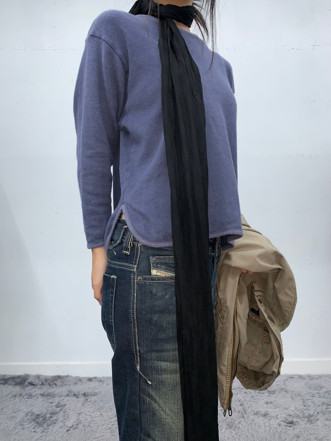 디젤 바이커 데님 팬츠 상품이미지4