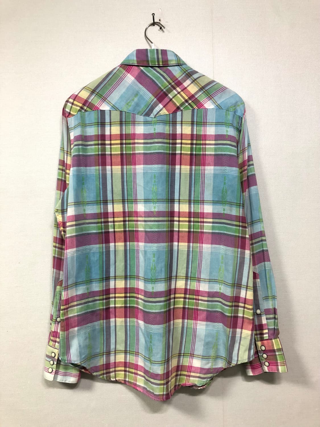 폴로 랄프로렌 나바호 체크패턴 웨스턴 코튼셔츠 S _ 멀티컬러 상품이미지6