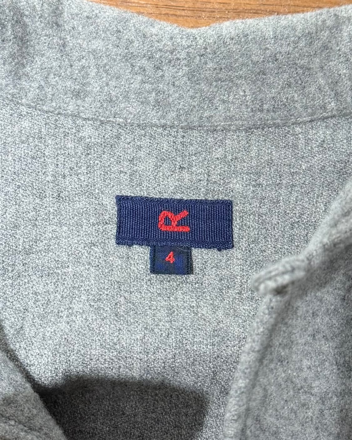 45rpm 그레이 울 블렌드 카라 롱슬리브 탑 상품이미지8