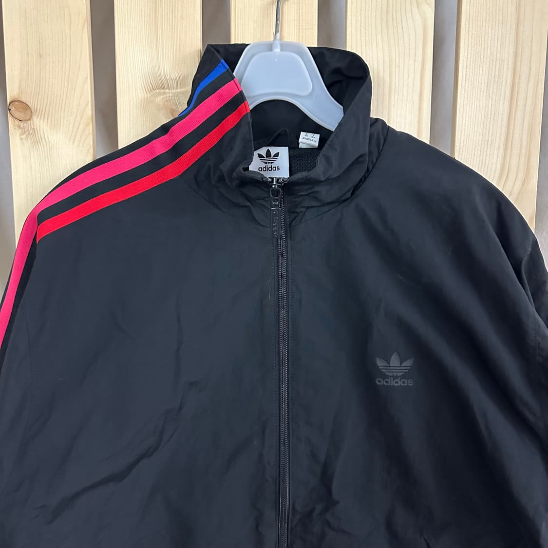 (S) 아디다스 트레포일 블랙 바람막이 자켓 상품이미지3