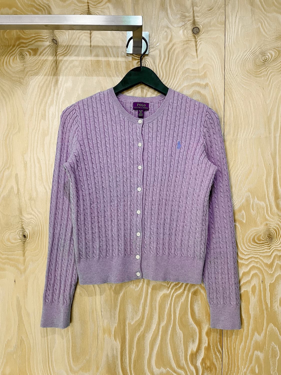 폴로 랄프 로렌 라벤더 케이블 가디건 상품이미지2