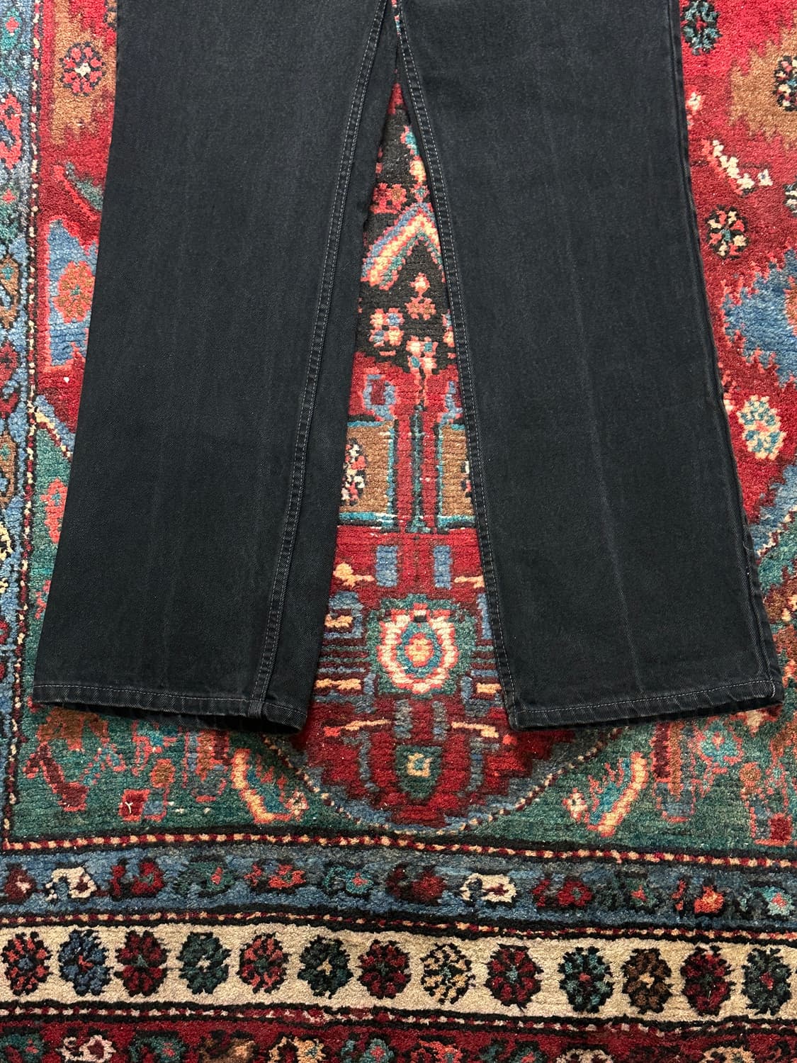 90's USA Made 리바이스 517 블랙 부츠컷 플레어진 상품이미지7