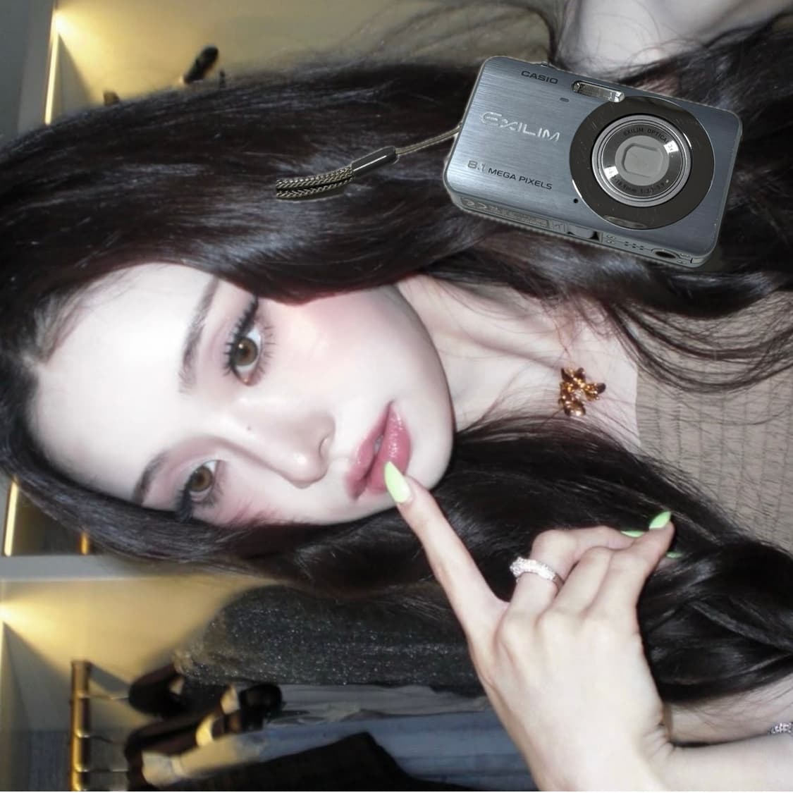 프리지아, 카리나 선미 디카 카시오 엑슬림 ex-z80작례o 상품이미지1