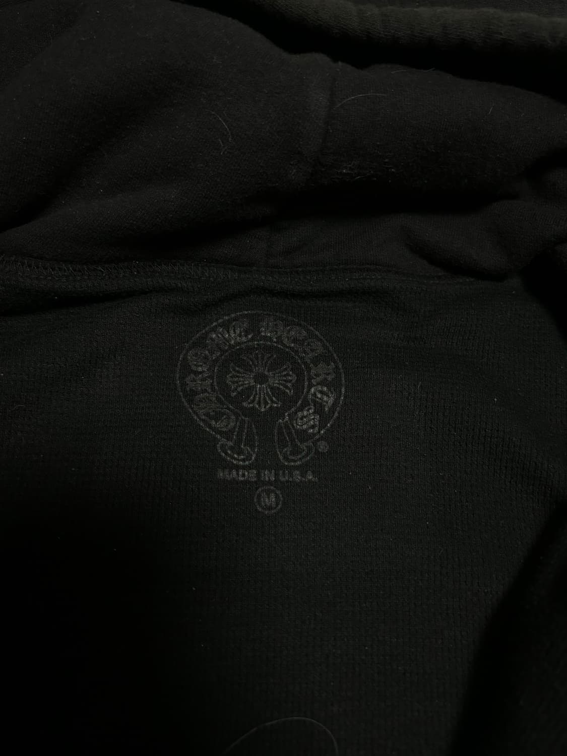 크롬하츠 홀스슈 플로랄 플리스 후드 집업M 상품이미지3