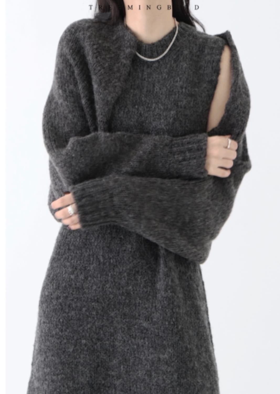트리밍버드 볼레로 니트 원피스 셋업 (원피스 새상품) 상품이미지5