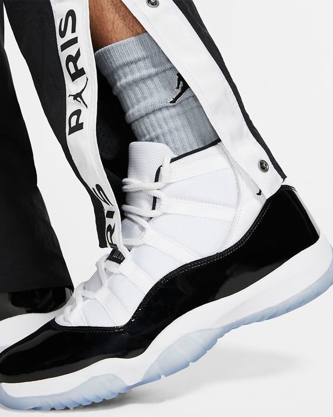 조던 x 파리 생제르맹 한정판 스냅버튼 팬츠 블랙 상품이미지10