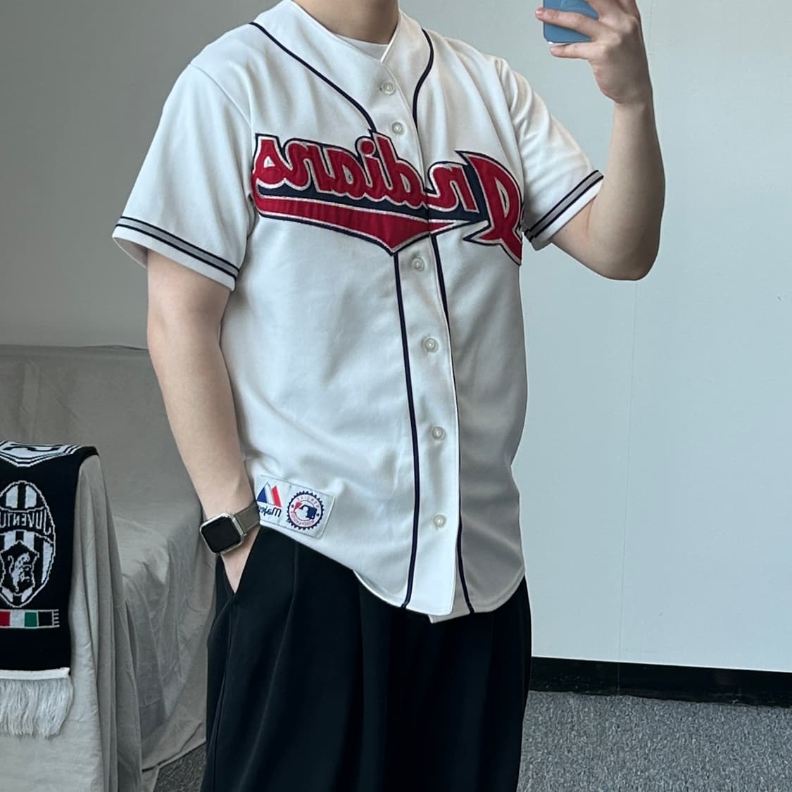 MLB 마제스틱 클리블랜드 인디언스 유니폼 져지 상품이미지9